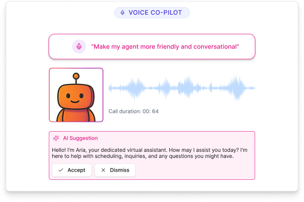 Talk to build interface